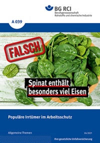 Populäre Irrtümer im Arbeitsschutz