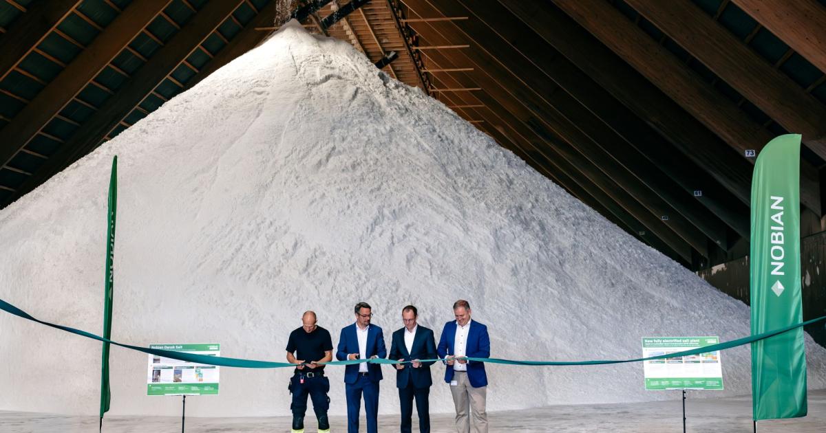 Nobian Opens Electrified Salt Plant in Denmark