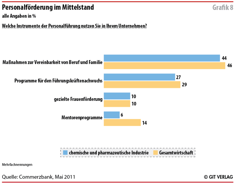 Grafik 8: Personalförderung im Mittelstand
