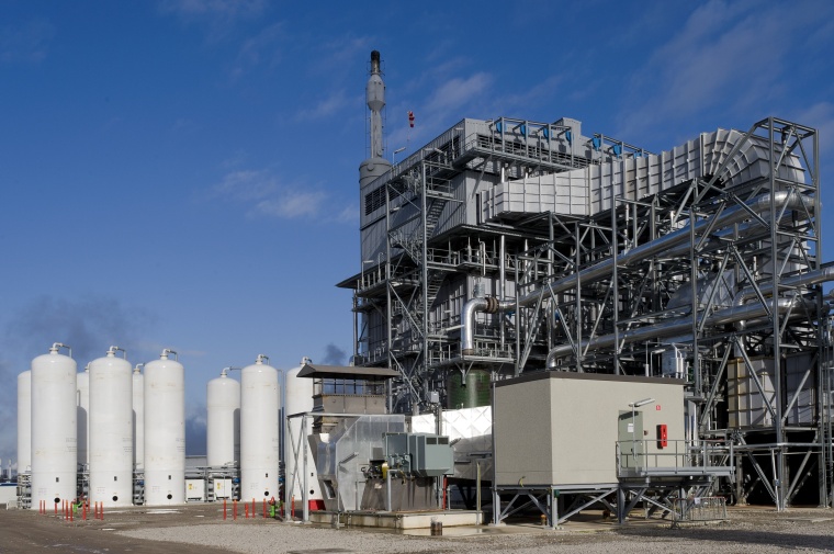 Wasserstoffanlage von Air Products auf der Raffinerie von ExxonMobil in...