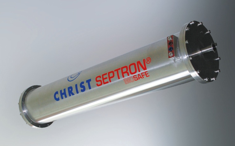 Das Septron Bio-Safe 3000-Modul ist für große Volumenströme bis 3.300 l/h...