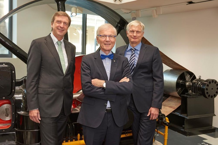 Uwe Bechtolf, zukünftiger CFO, Stefan Messer, Eigentümer und CEO der Messer...