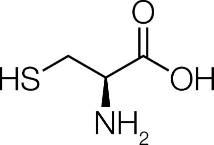 Abb. 3: Strukturformel Cystein