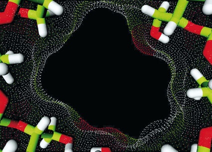 Abb. 8: Dreidimensionale Struktur eines Cyclodextrin-Moleküles. Wacker stellt...