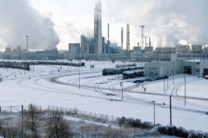 Auch während des Winters sorgt die Infraleuna dafür, dass am Chemiestandort...
