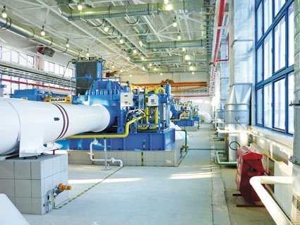 Pumpstation der ESPO-Pipeline mit Pumpen von Sulzer in Betrieb.