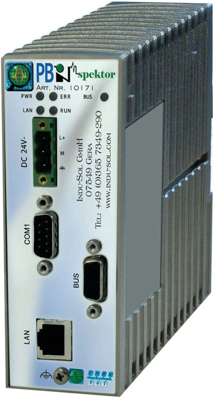 Abb. 2: Automatisierte, permanente Feldbusüberwachung: Ein Hardwaremodul als...