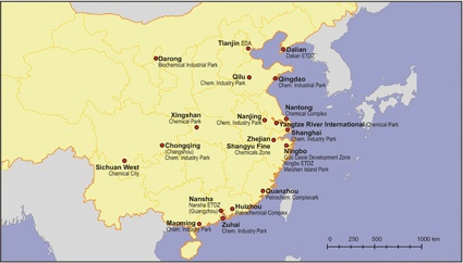 Abb. 1: Chemieparks ind China
