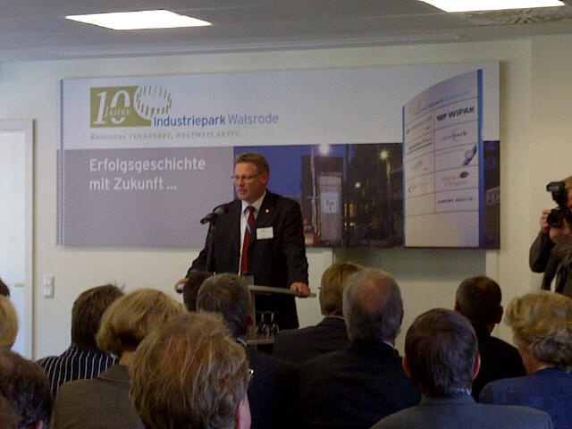 Industriepark Walsrode: Alf Wilkens, bisheriger Leiter des Industriepark...