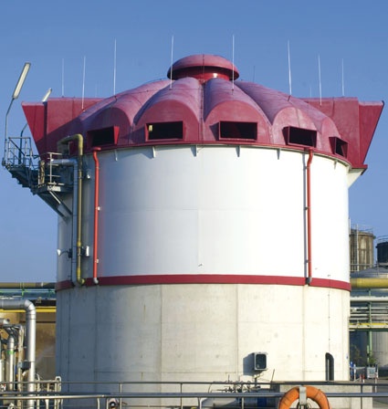 Die BayFlotech-Anlage von Currenta im Chempark Dormagen