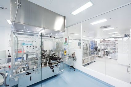 Abb. 1: Neu errichtete Reinraumbereiche bei Qiagen