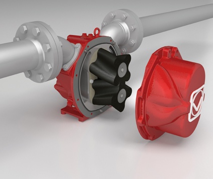 Abb. 3: Die Pumpkammer der IQ-Serie ist leicht zugänglich: optimale...