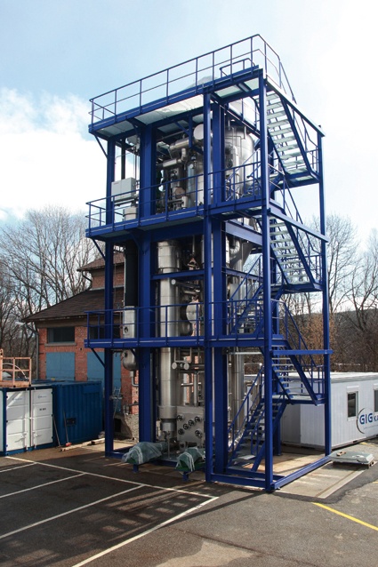 Abb. 1: Dünnschichttrockneranlage