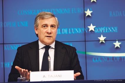 Antonio Tajani, Vizepräsident der EU-Kommission, Kommissar für Industrie und...