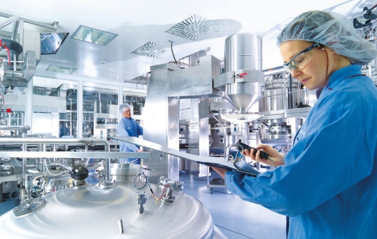 Ein weiterer Blick in die Antiköper-Produktionsanlage Biologics IV