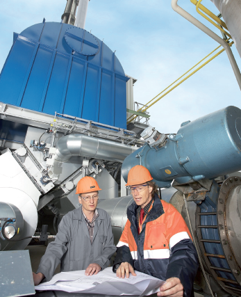 Die Renovierung der Thermischen Abluft-Anlage (TVA) im Chempark Dormagen...