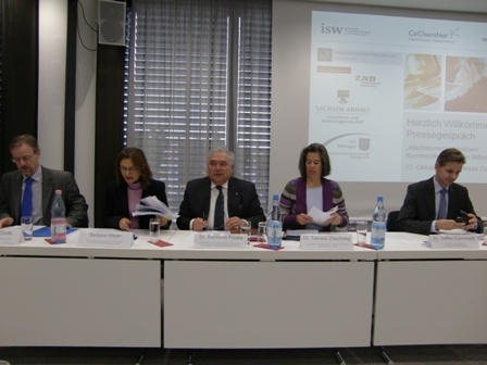 Pressegespräch Mitteldeutschland auf der K 2013 (Quelle: isw)