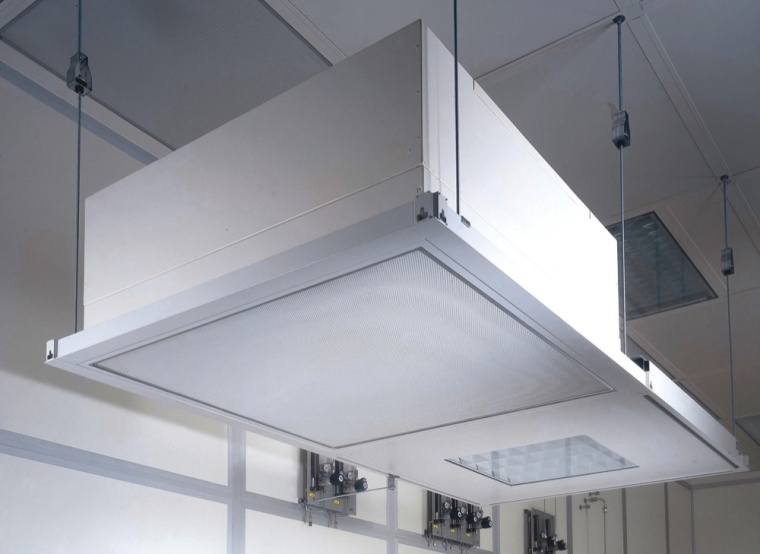 Abb. 3: ROM Filter-Fan-Units (FFU) werden in der Reinraumtechnik eingesetzt, um...