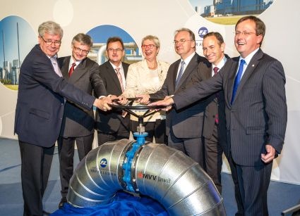 Inbetriebnahme eines neuen Mitteldruckdampfversorgungssystems am Chemiestandort...