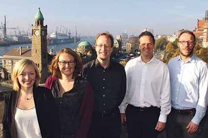 Das Team von Glyconic (v.l.n.r): Tanja Plambeck, Dr. Nele Ilmberger, Norwin...