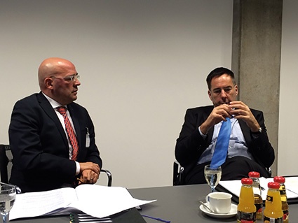 Teilnehmer am Roundtable in Weinheim