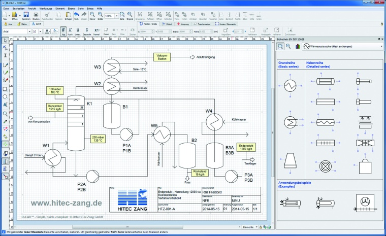 Gück_Roboter: Abb. 8: RI-CAD für EN ISO 10628 konforme RI-Fliessbilder...