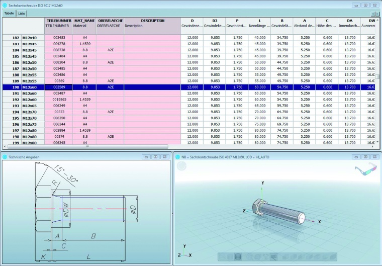 Cadenas: Etwa 40 000 Norm- und Kaufteile werden bei Eirich in Partsolutions...