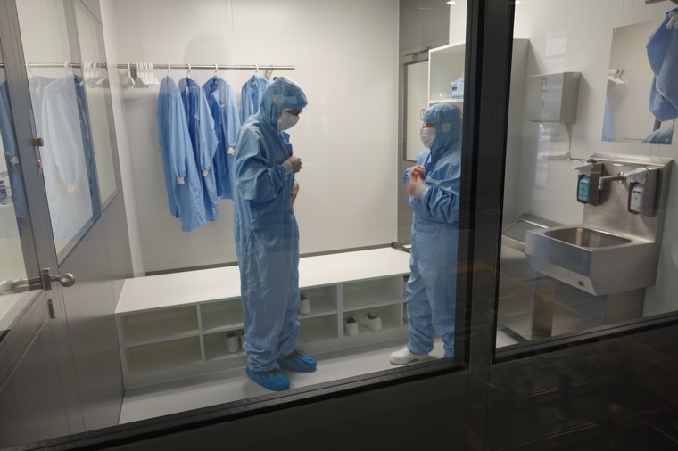 Nerling: Da medwork ein separates Schleusenkonzept für Mitarbeiter und...