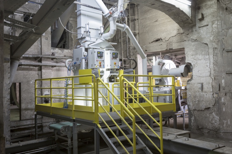 Beumer: In der Zementindustrie sind Abfüllanlagen üblich, die nach dem...