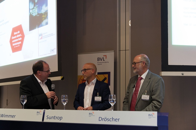 Prof. Michael Dröscher, Chemsite Initiative und Prof. Carsten Suntrop, CMC²...