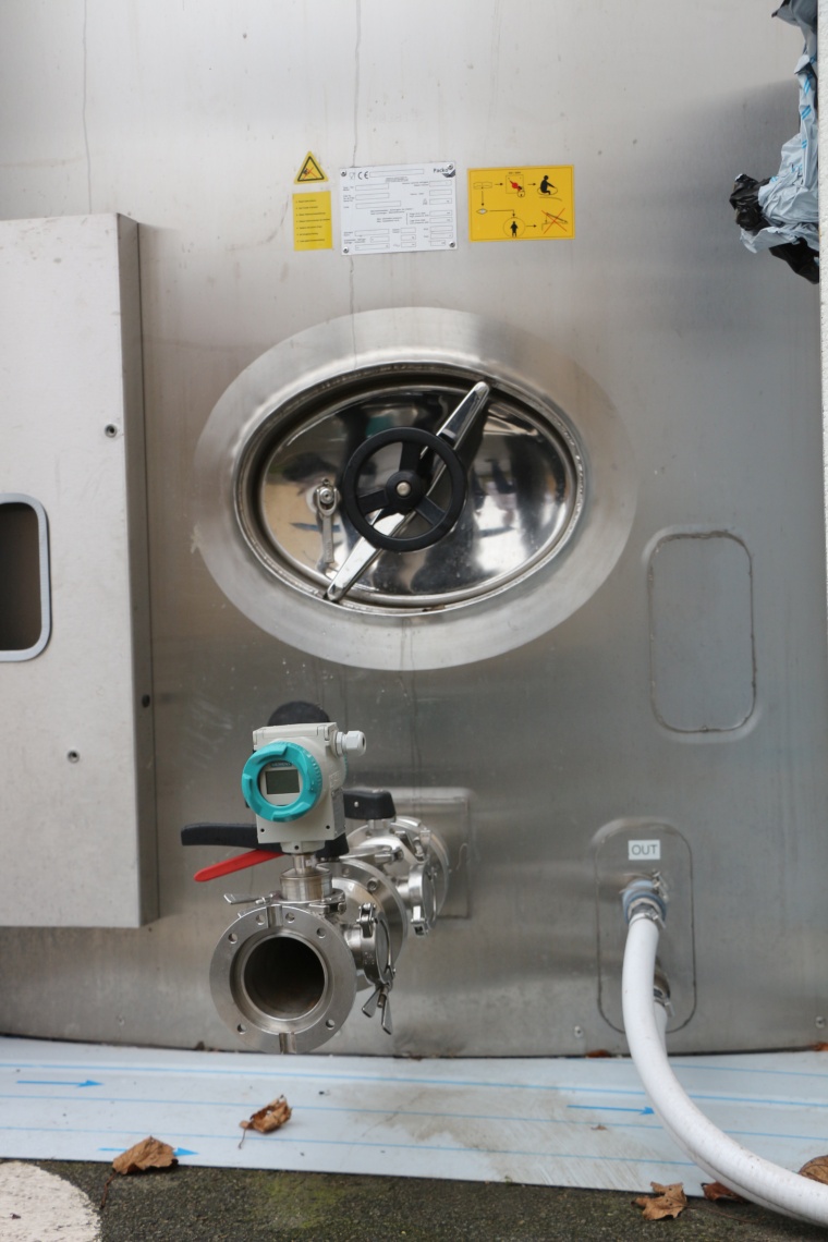 Packo Inox setzt regelmäßig neue Geräte ein, wie hier den Druckmessumformer...