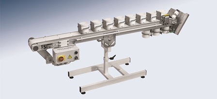 Haver&Boeker: Der Autosampler Haver AS 12 beschickt automatisch und rund um die...