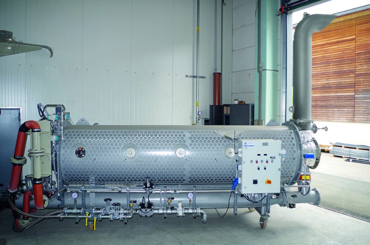 Abb.1: Mobile Versuchs- anlage Verbrennung (400 kW) © RVT