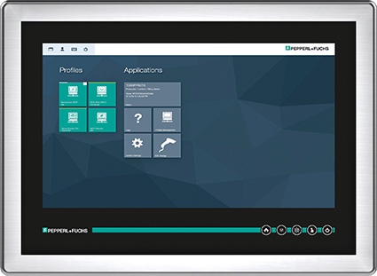 VisuNet GXP mit RM-Shell 5 Set-up Menü zum individuellen Anpassen der...