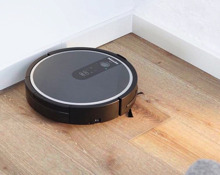 Bodenreinigungsroboter mit meist runder Bauform, Quellen:...