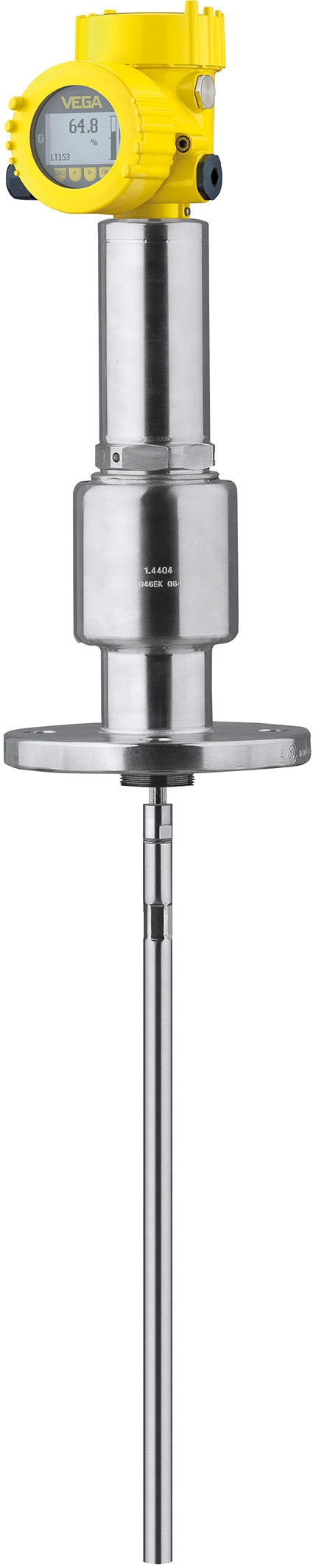 Der Vegaflex 86 mit seinen flexibel wechselbaren Stab- und Seilsonden...
