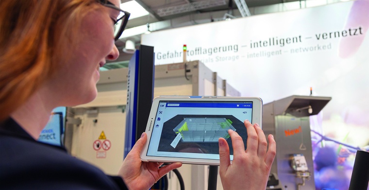 Mit Denios connect werden Produkte mit smarten Services vernetzt. © Denios AG