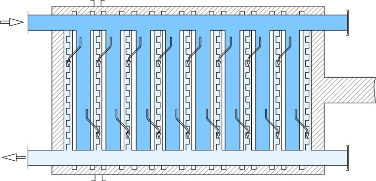 Schematische Darstellung der Filtrationsprinzipen/ Kuchenfiltration © Eaton...