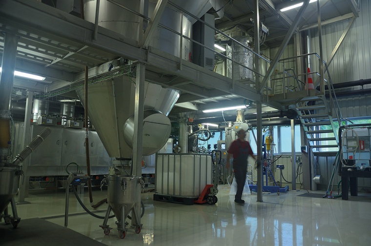 Anlage zur Pulversynthese mit APPtec im Glatt Technologiezentrum in Weimar. ©...