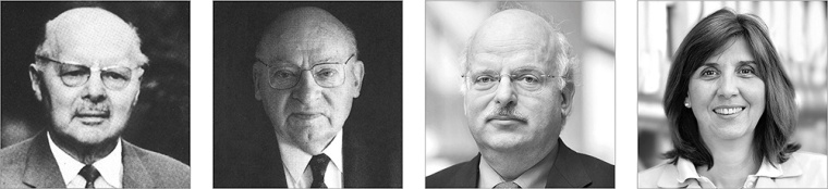 Drei Generationen (v. l.): Firmengründer Carl Kaeser Senior (1886-1964), Carl...
