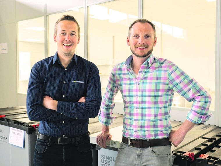 Johannes Kirchmair (rechts) und Thomas Wurm, Gründer und Geschäftsführer...