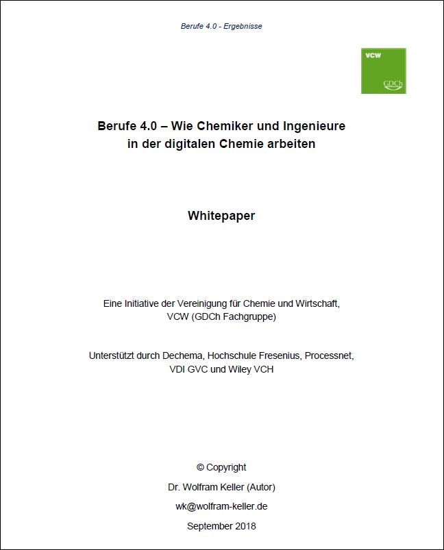 Whitepaper - Berufe 4.0: Wie Chemiker und Ingenieure in der digitalen Chemie...