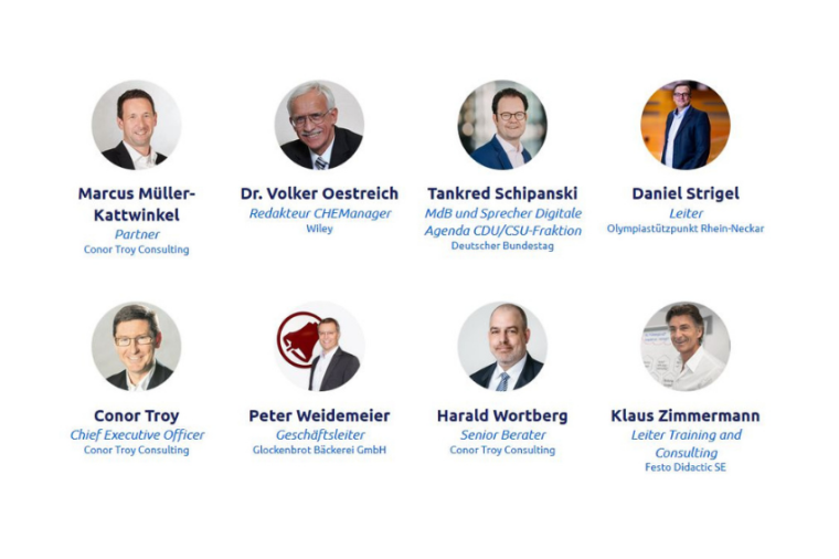 Das hochkarätig besetzte Panel, besetzt mit Expert*innen aus Industrie,...