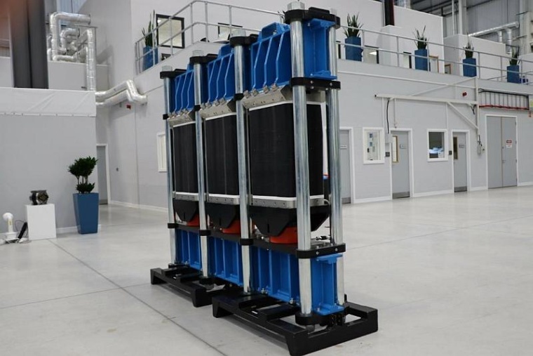 Elektrolyse-Element, das in Porsgrunn, Norway, zum Einsatz kommt. Foto: ITM...