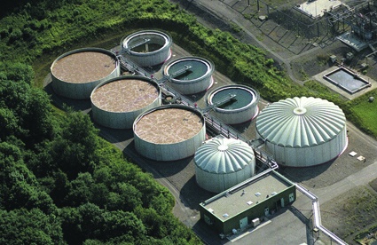 Waste water treatment facility at DuPont’s Luxembourg site.