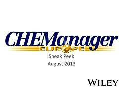 Photo: CHEManager Europe: Sneak Peek for August