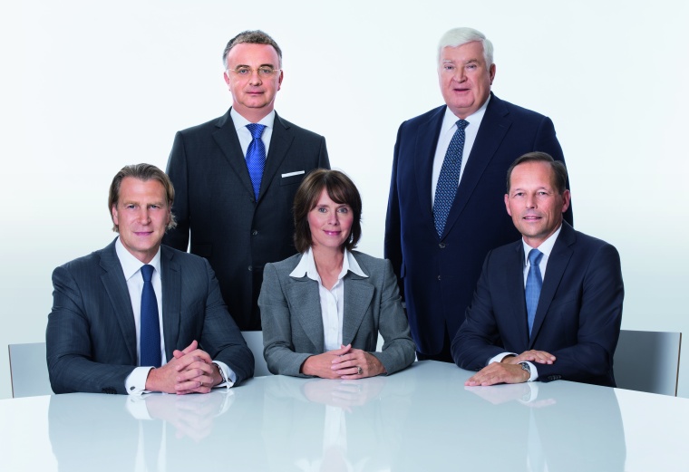 Christian Kullmann (top left) will become chairman of the managing board of...