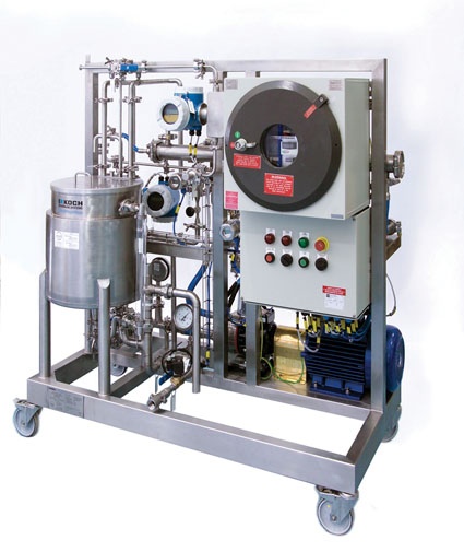 Fig. 2: The Spirapro Pharma Pilot Plant from Koch Membrane Systems