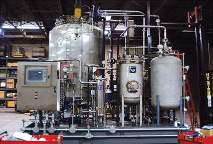 Fig. 4: PADEP Sponsored Pilot Reactor Operating at CTI Biofuels, Pittsburgh,...