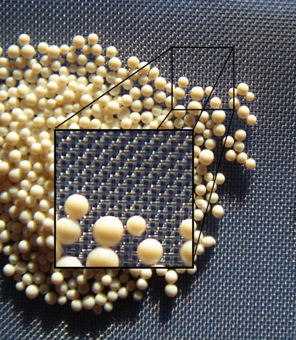 Chiralvision’s Immozyme: polymeric beads (150 – 300 μm in size) with...